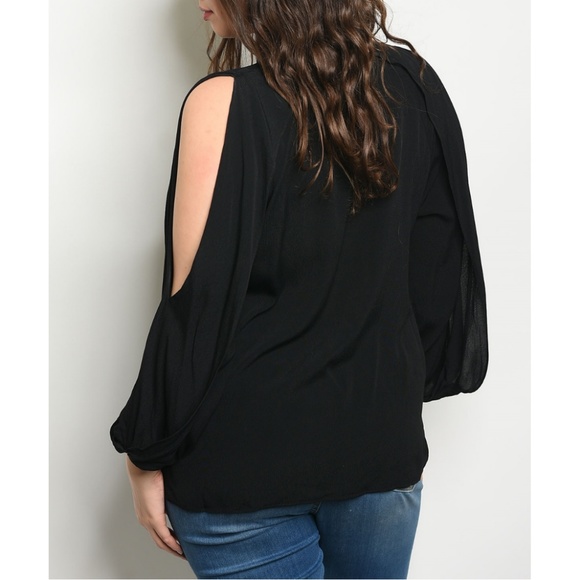Black Plus Size Top {Very J} - Picture 2 of 2